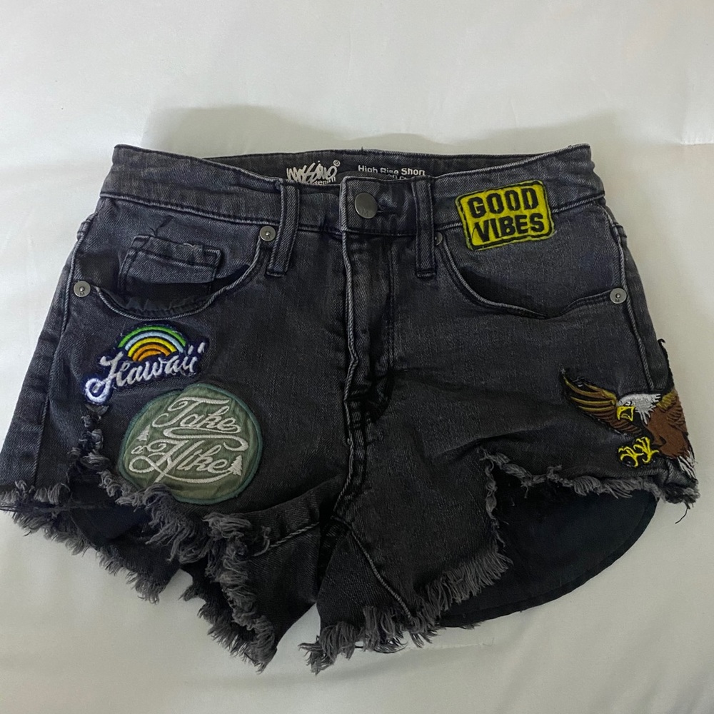High rise shorts